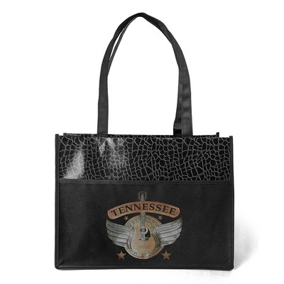 Couture™ Gloss-Laminated Tote - Sparkle (16" x 6" x 12")